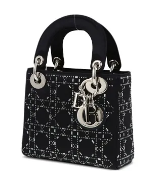 Christian Dior ビンテージ レディ ディオール ミニショルダーバッグ - ブラック - サムネイル3