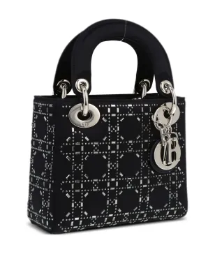 Christian Dior ビンテージ レディ ディオール ミニショルダーバッグ - ブラック - サムネイル4