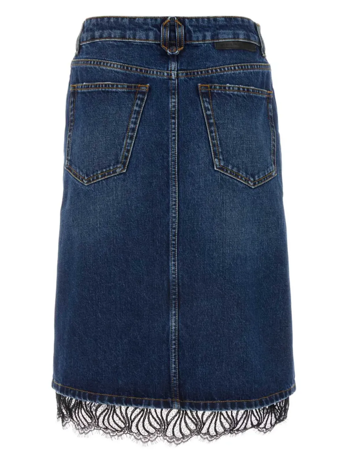 Stella McCartney レーストリム デニムスカート - 画像2