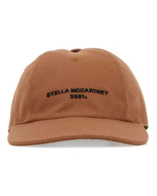 Stella McCartney ロゴ刺繍キャップ - ブラウン - サムネイル1