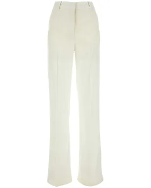 Stella McCartney ハイウエスト ワイドレッグ トラウザーズ - White - サムネイル1