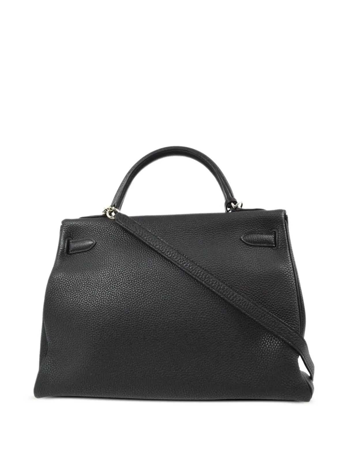 Hermès ビンテージ Kelly Retourne 32 2ウェイ ハンドバッグ - ブラック - 画像2