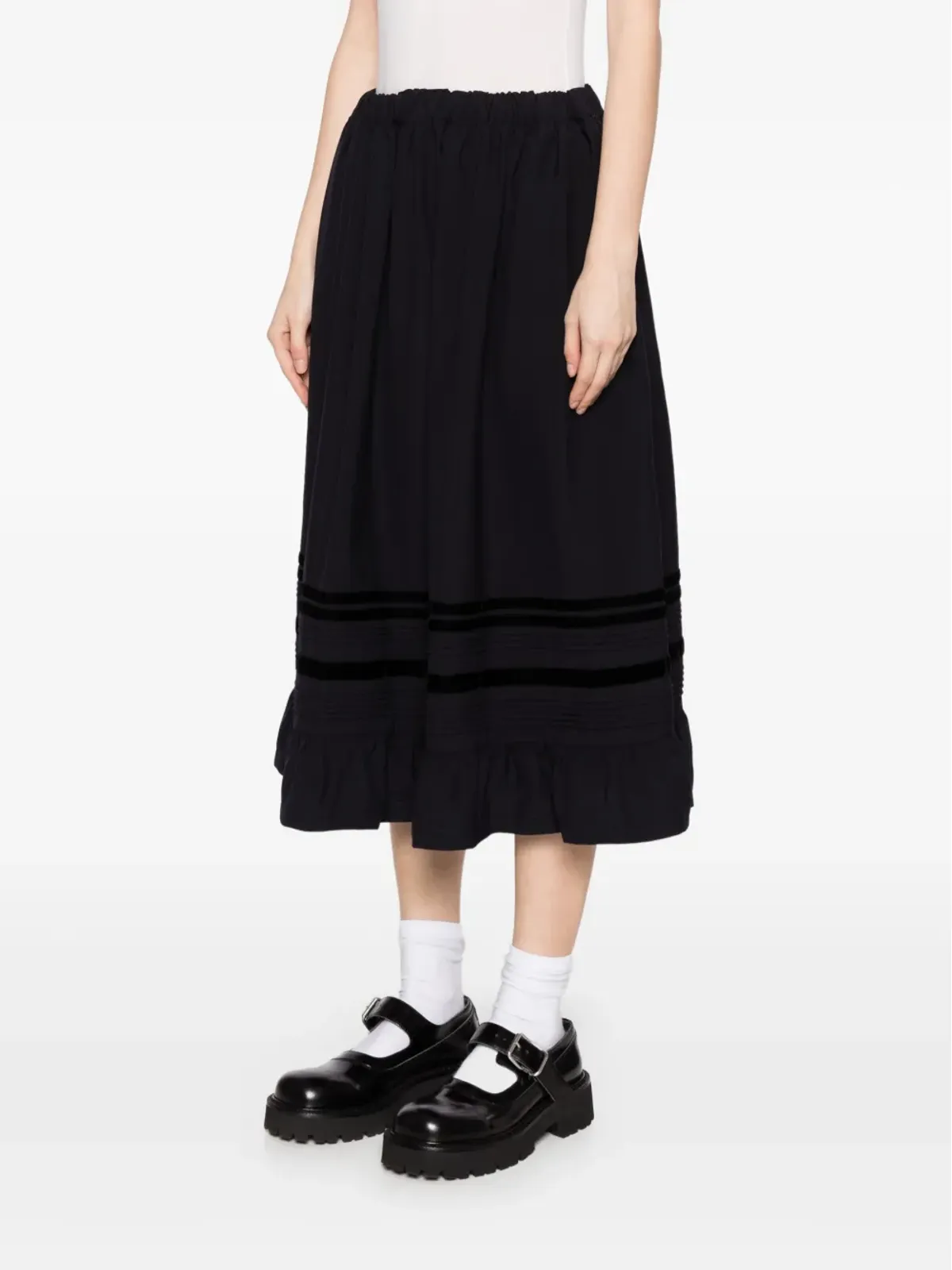 Comme Des Garçons Girl Aラインミディスカート - 画像3