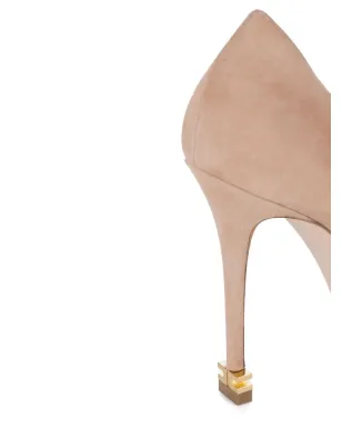 Elisabetta Franchi 105mm スエードパンプス - ネュートラルカラー - サムネイル3