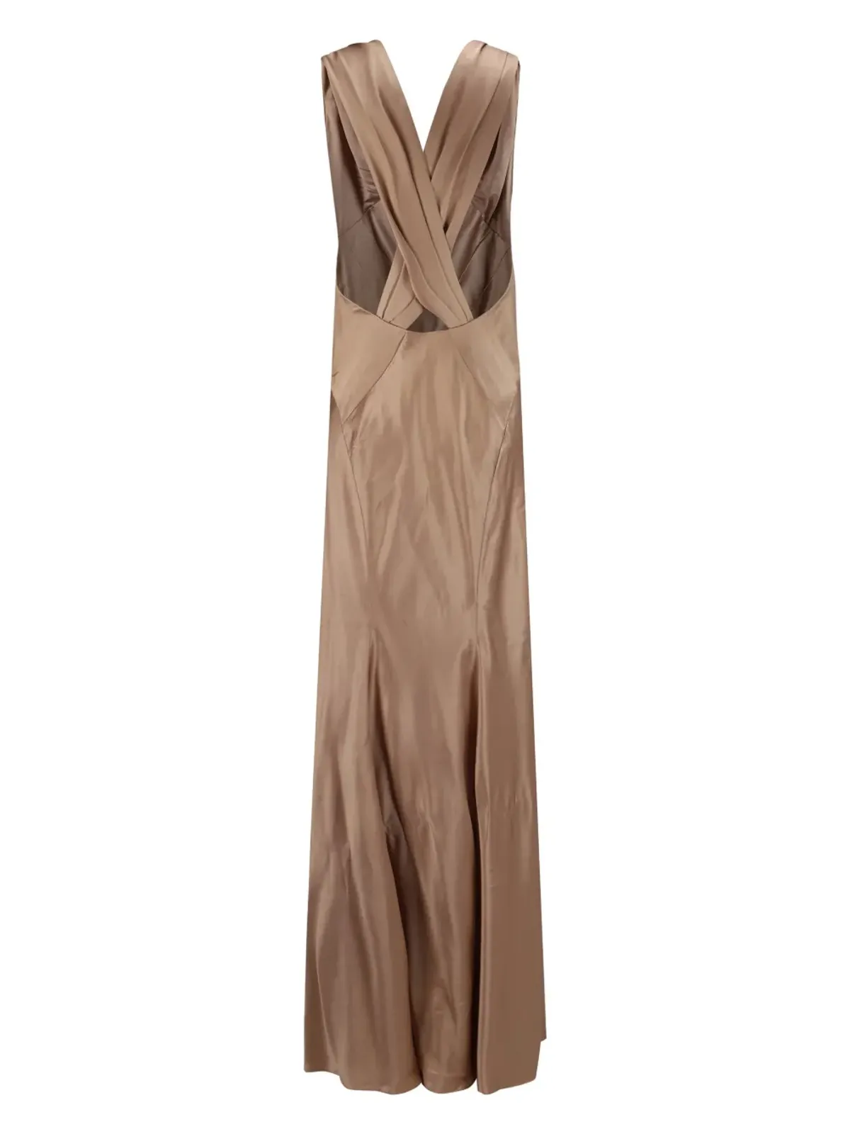 Saint Laurent サテンガウン - ニュートラルカラー - 画像2