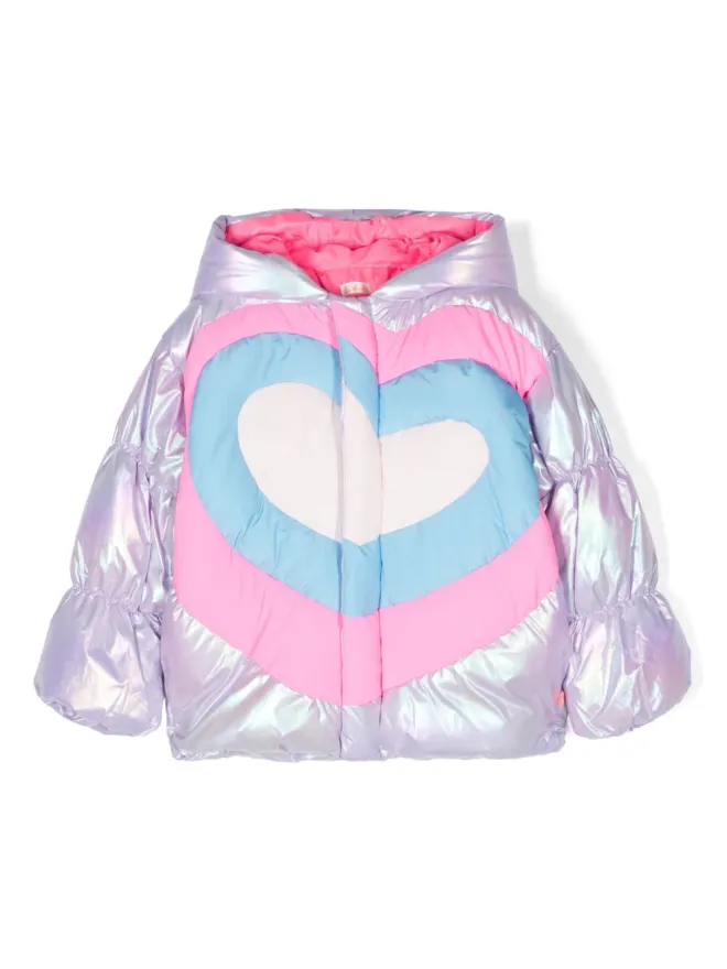 Billieblush Billieblush ハートモチーフ パディッドジャケット - パープルの商品画像