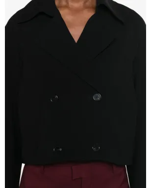 Theory クレープクロップドジャケット - Black - サムネイル5