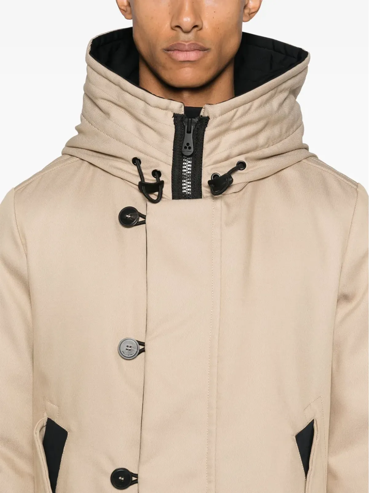 Peuterey ロゴパッチ パークコート - 画像5