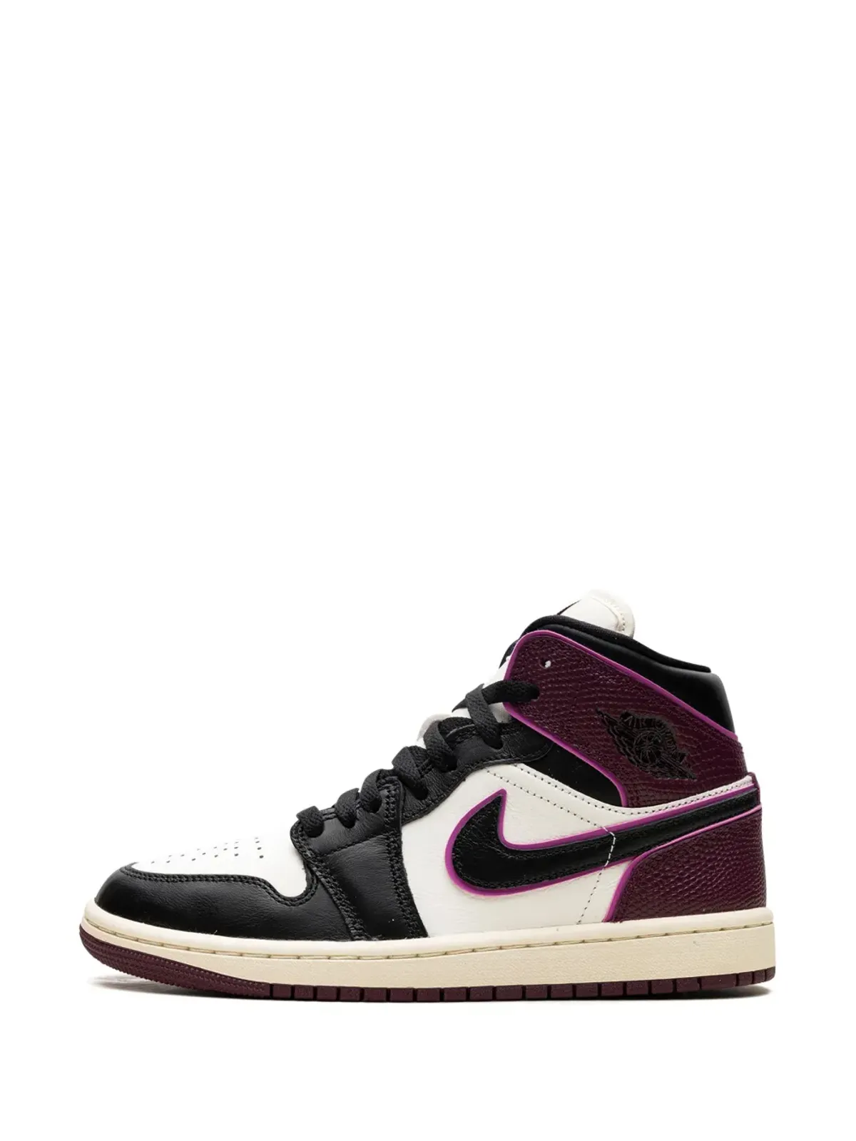 Jordan エアジョーダン1 ミッド SE パープル スニーカー - 画像5