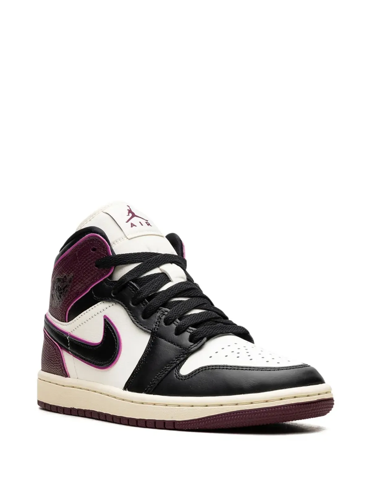 Jordan エアジョーダン1 ミッド SE パープル スニーカー - 画像2