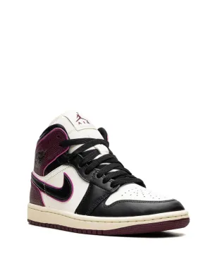 Jordan エアジョーダン1 ミッド SE パープル スニーカー - サムネイル2