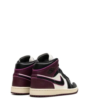 Jordan エアジョーダン1 ミッド SE パープル スニーカー - サムネイル3
