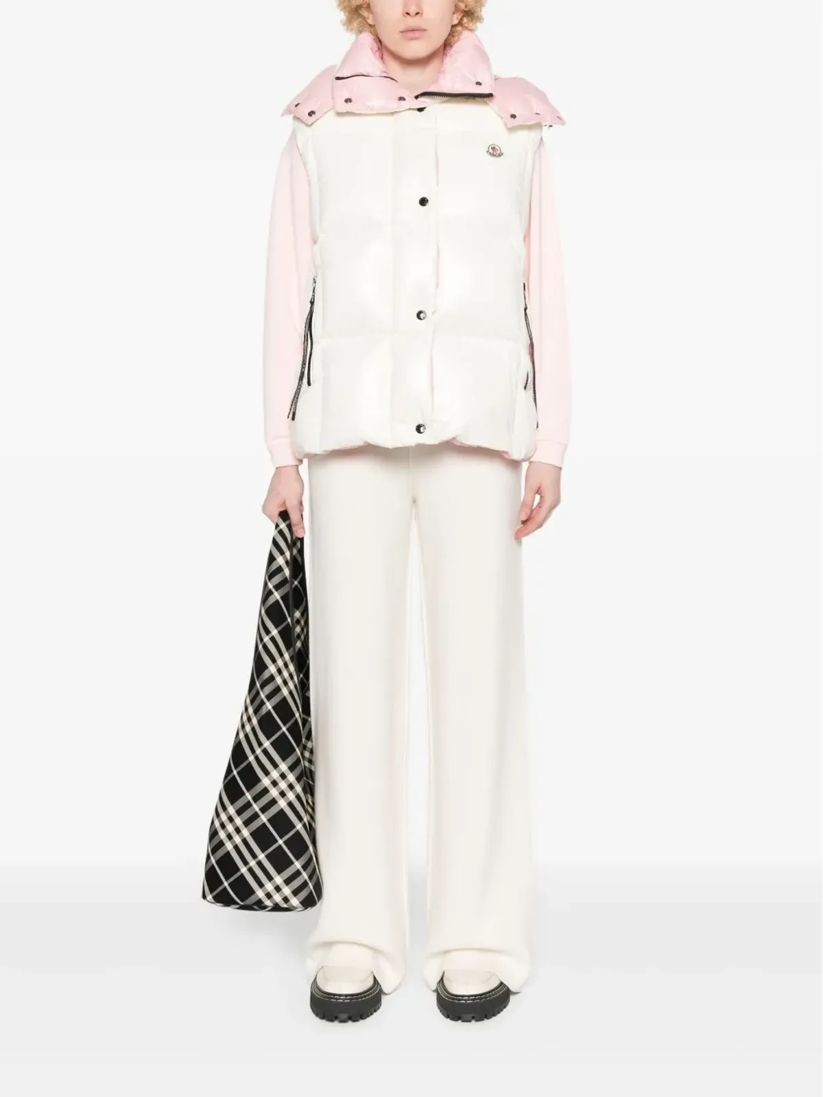 Iris Von Arnim Rivera Palazzo Pants - Neutrals - 画像2