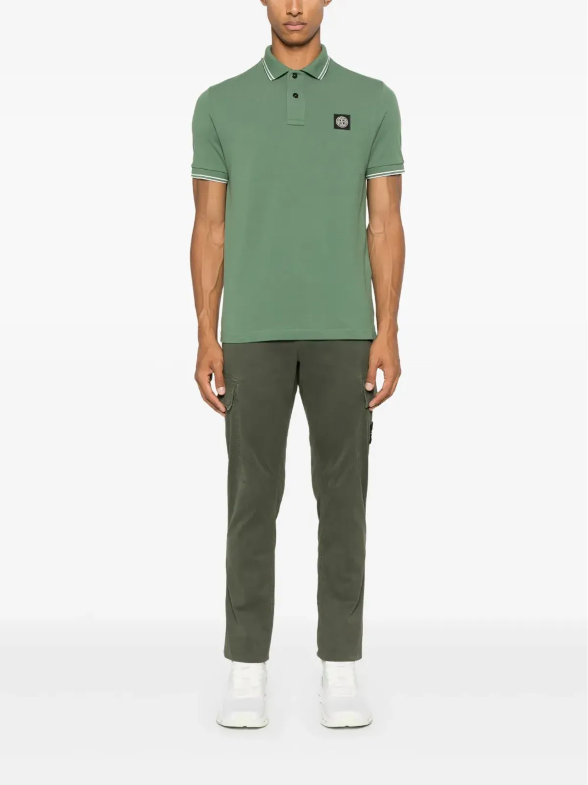 Stone Island オーガニックコットンツイルパンツ - 画像2