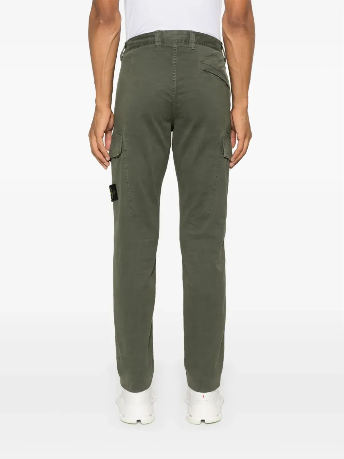 Stone Island オーガニックコットンツイルパンツ - 画像4