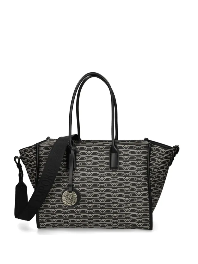 Emporio Armani Emporio Armani ジャカードロゴモチーフ トートバッグの商品画像