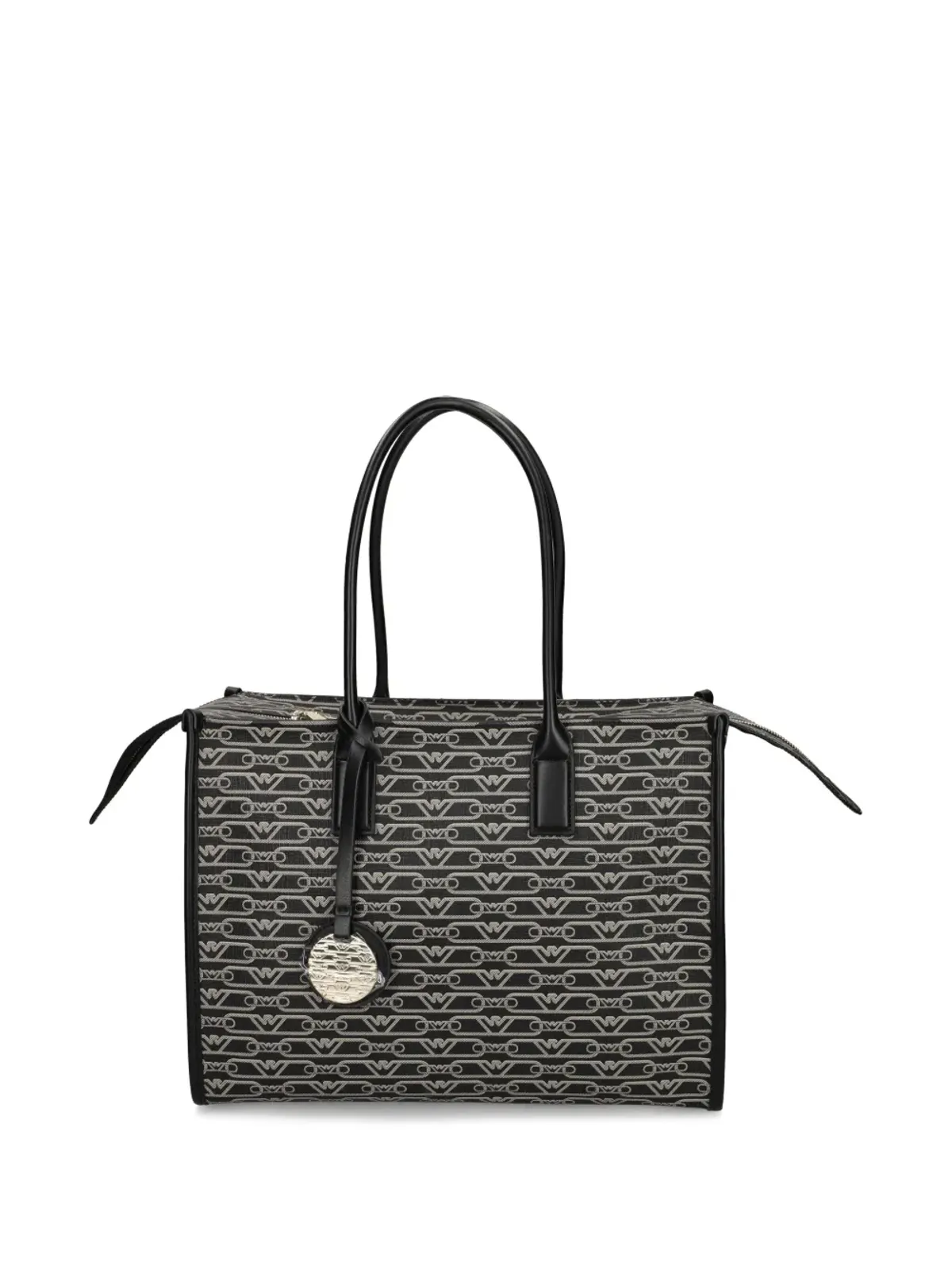 Emporio Armani ジャカードロゴモチーフ トートバッグ - 画像4