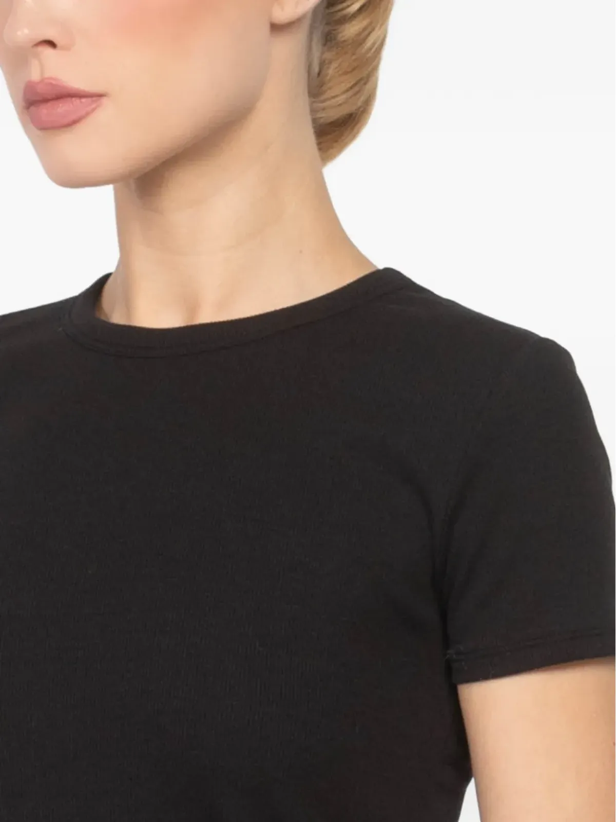 Velvet クルーネックリブニットTシャツ - 画像5