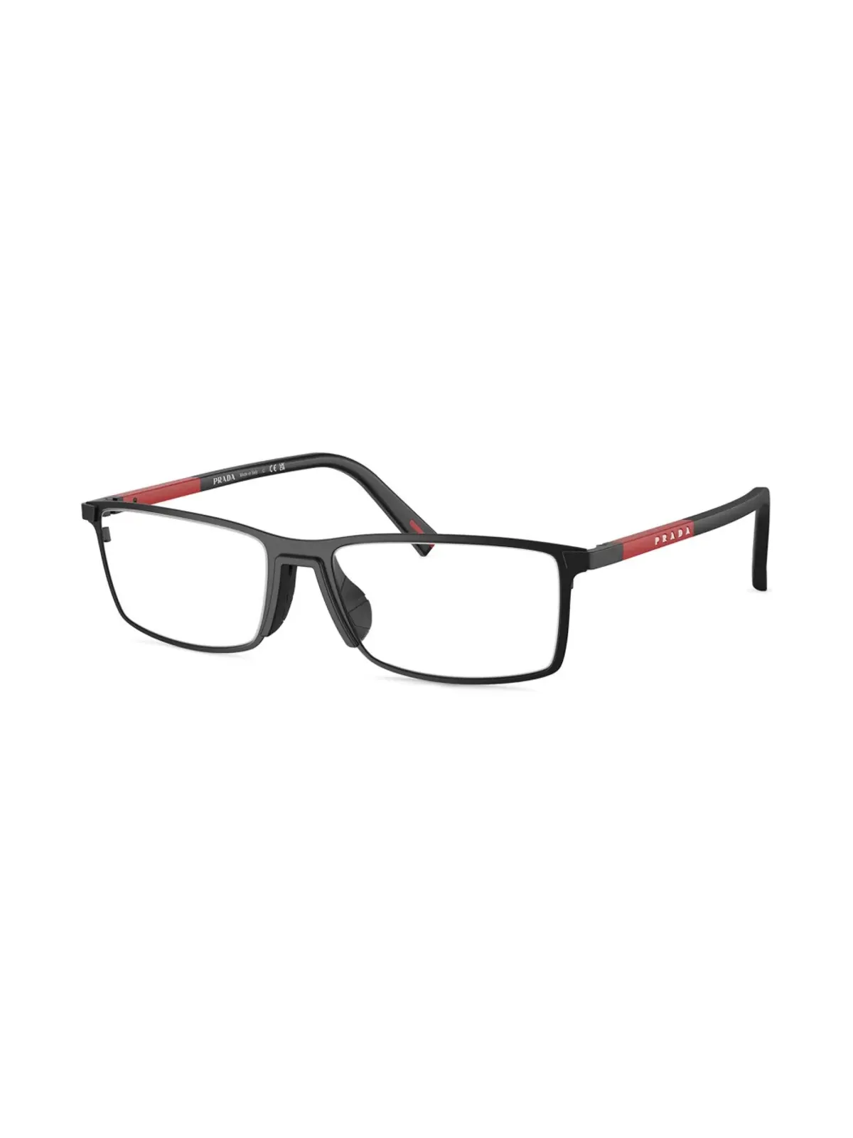Prada Linea Rossa PS 53QV レクタングルフレーム メガネ - 画像2