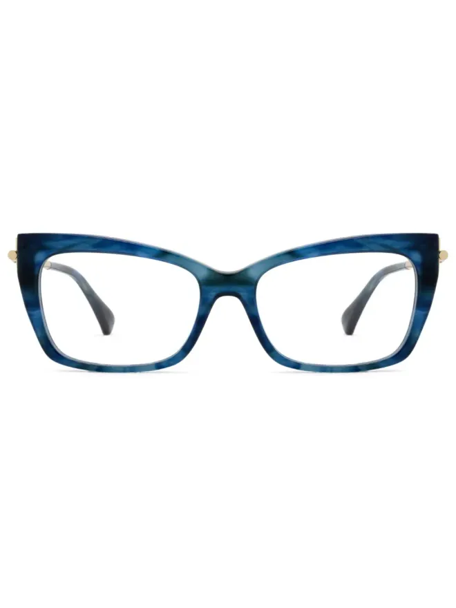 Max Mara Eyewear Max Mara Eyewear キャットアイグラス - ブルーの商品画像