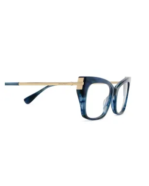 Max Mara Eyewear キャットアイグラス - ブルー - サムネイル3