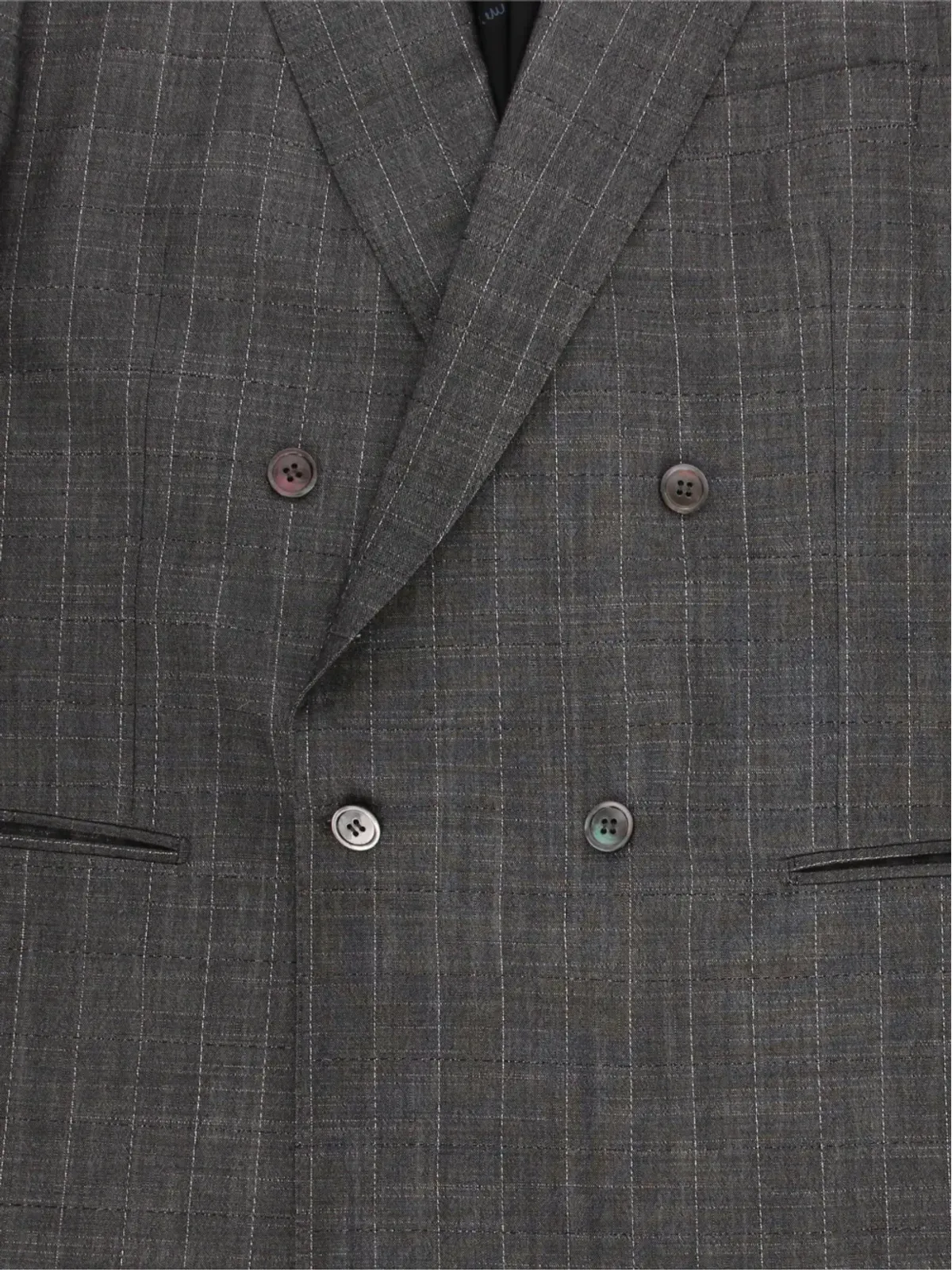 Pierre Cardin ビンテージ 1980年代 ウール ブレザー - グレー - 画像3