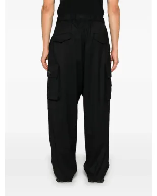 Y-3 ワイドレッグパンツ ブラック - サムネイル4