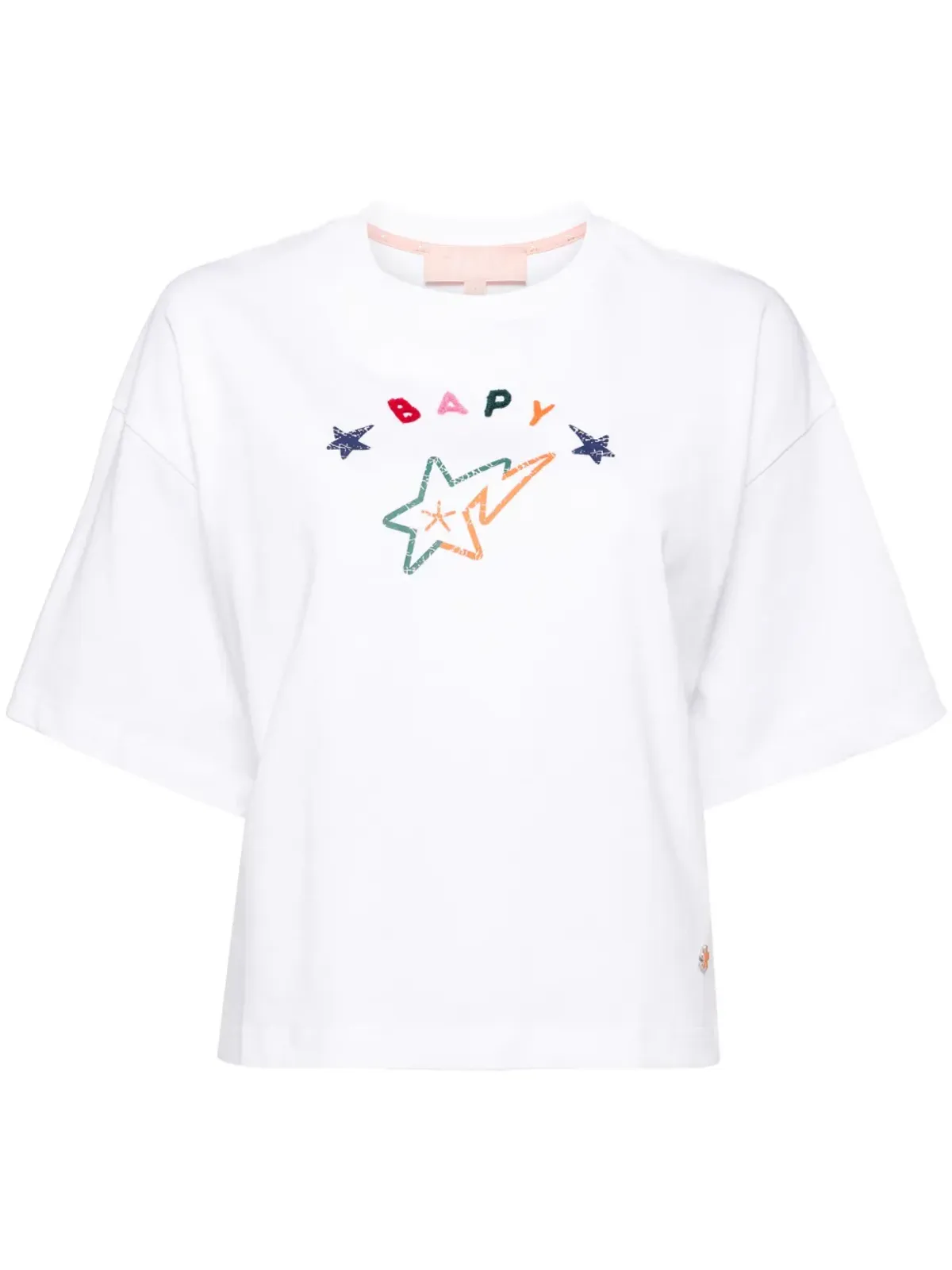 A BATHING APE® ロゴパッチ コットン Tシャツ - 画像1