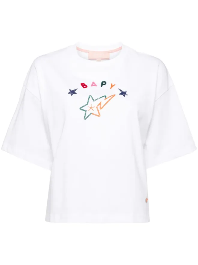 A BATHING APE® A BATHING APE® ロゴパッチ コットン Tシャツの商品画像