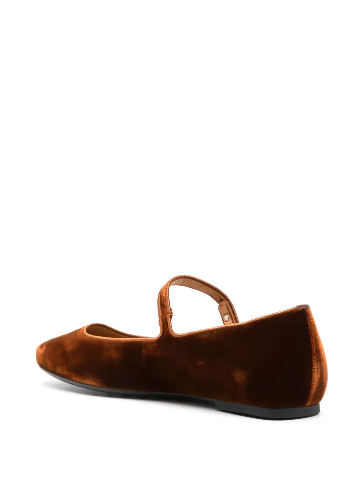 Tod's ベロア バレエシューズ - ブラウン - 画像3