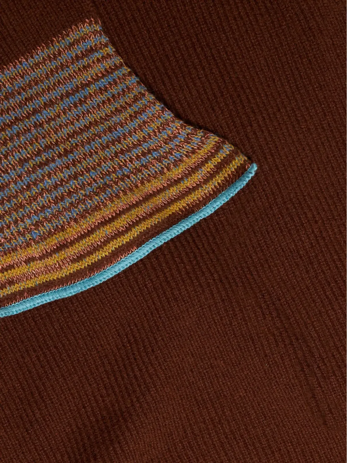 ETRO リブ編みミディドレス ブラウン - 画像5