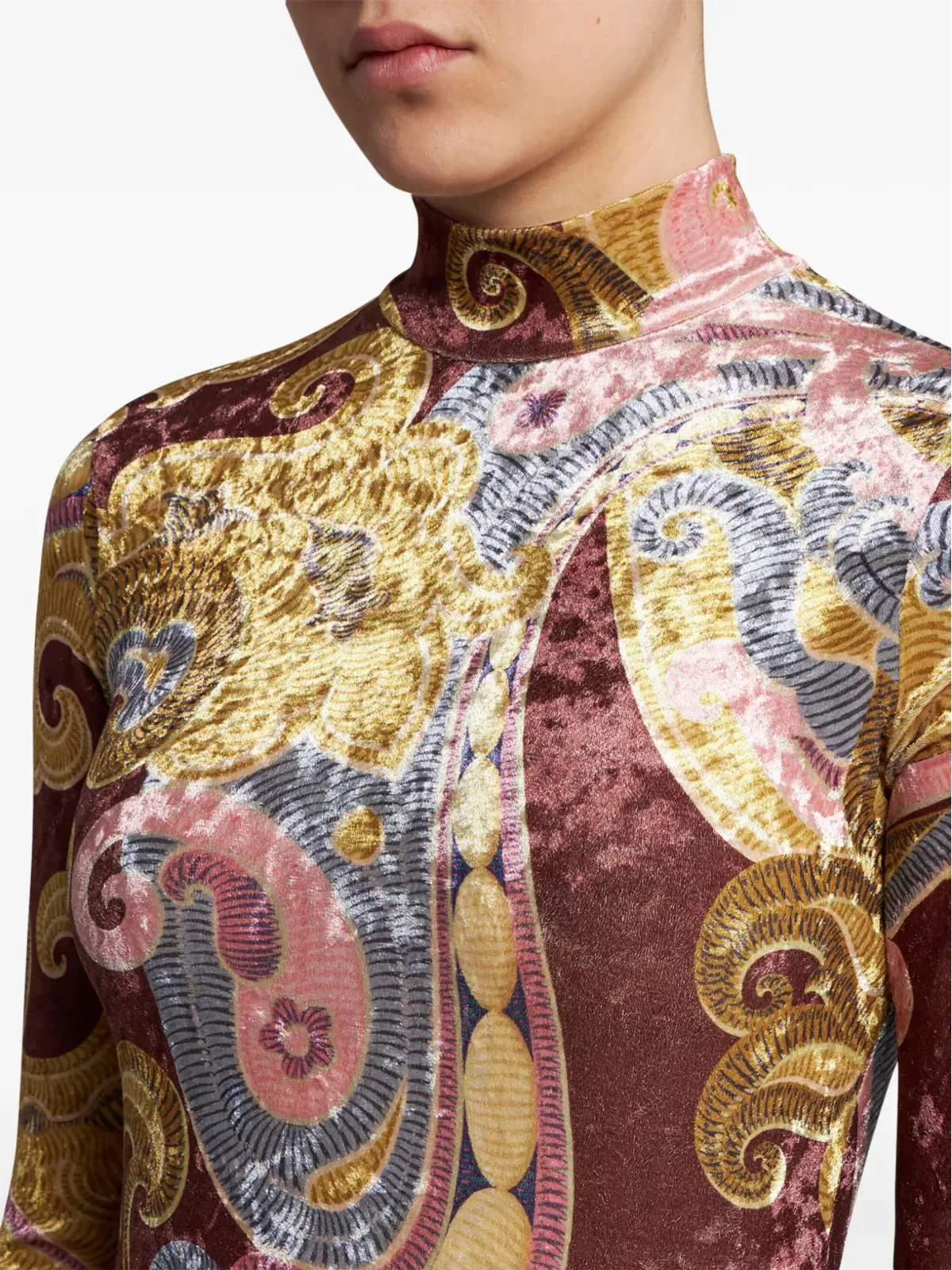 ETRO プリントチェニールトップ - 画像4
