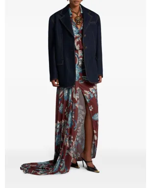 ETRO フローラルプリント シャツ - レッド - サムネイル2