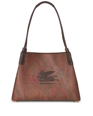 ETRO 小さめ ペイズリー Libra トートバッグ - ブラウン - サムネイル1