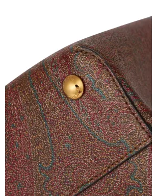 ETRO 小さめ ペイズリー Libra トートバッグ - ブラウン - サムネイル5