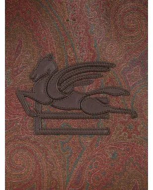 ETRO 小さめ ペイズリー Libra トートバッグ - ブラウン - サムネイル4