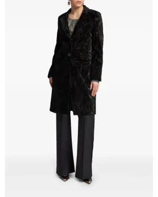 ETRO ベルベットジャカード コート - サムネイル3