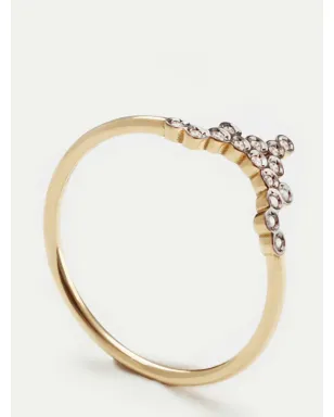 Yannis Sergakis 18kt イエローゴールド シャルニエール ダイヤモンド リング - サムネイル2