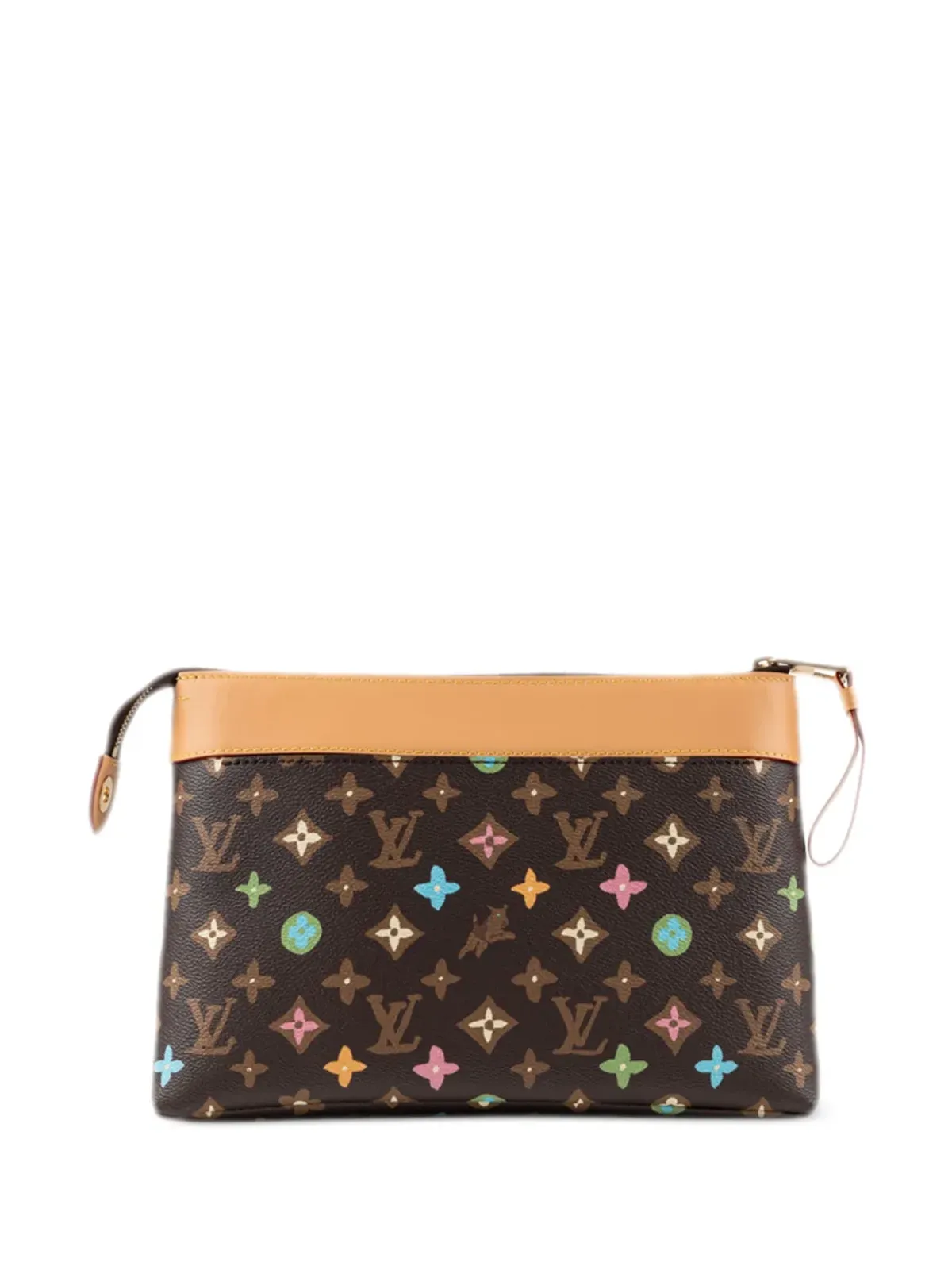 ビンテージ Louis Vuitton × Tyler the Creator Voyage Souple ポシェット ブラウン - 画像2