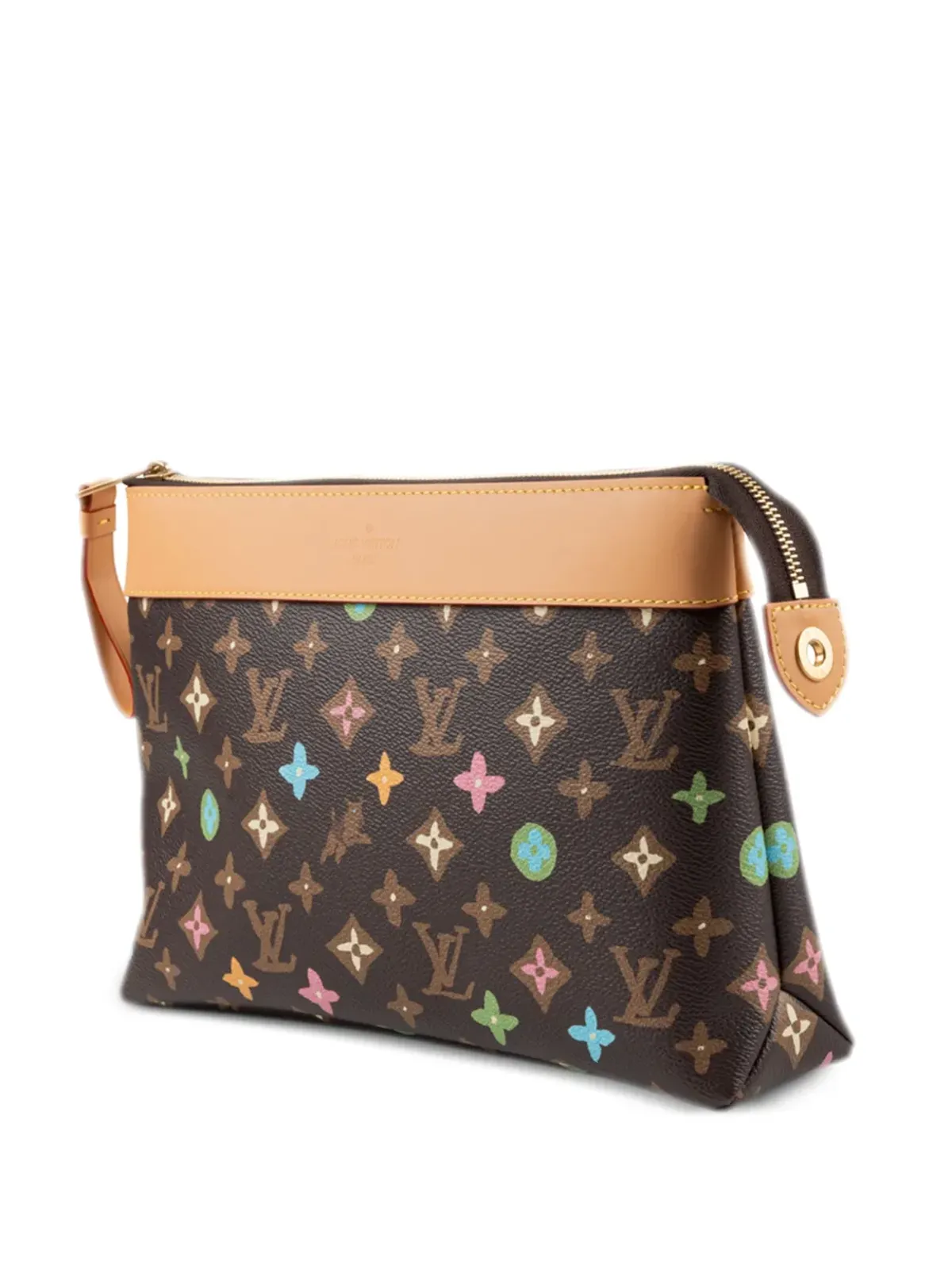 ビンテージ Louis Vuitton × Tyler the Creator Voyage Souple ポシェット ブラウン - 画像3