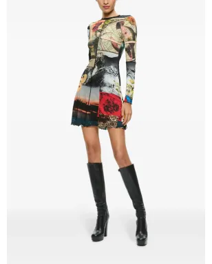alice + olivia Deloraパネルドレス - サムネイル2