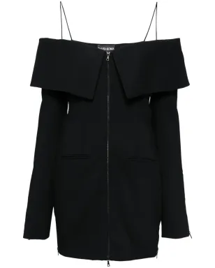 David Koma 肩を重ねたテーラード風ミニドレス - サムネイル1