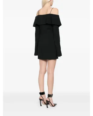 David Koma 肩を重ねたテーラード風ミニドレス - サムネイル4