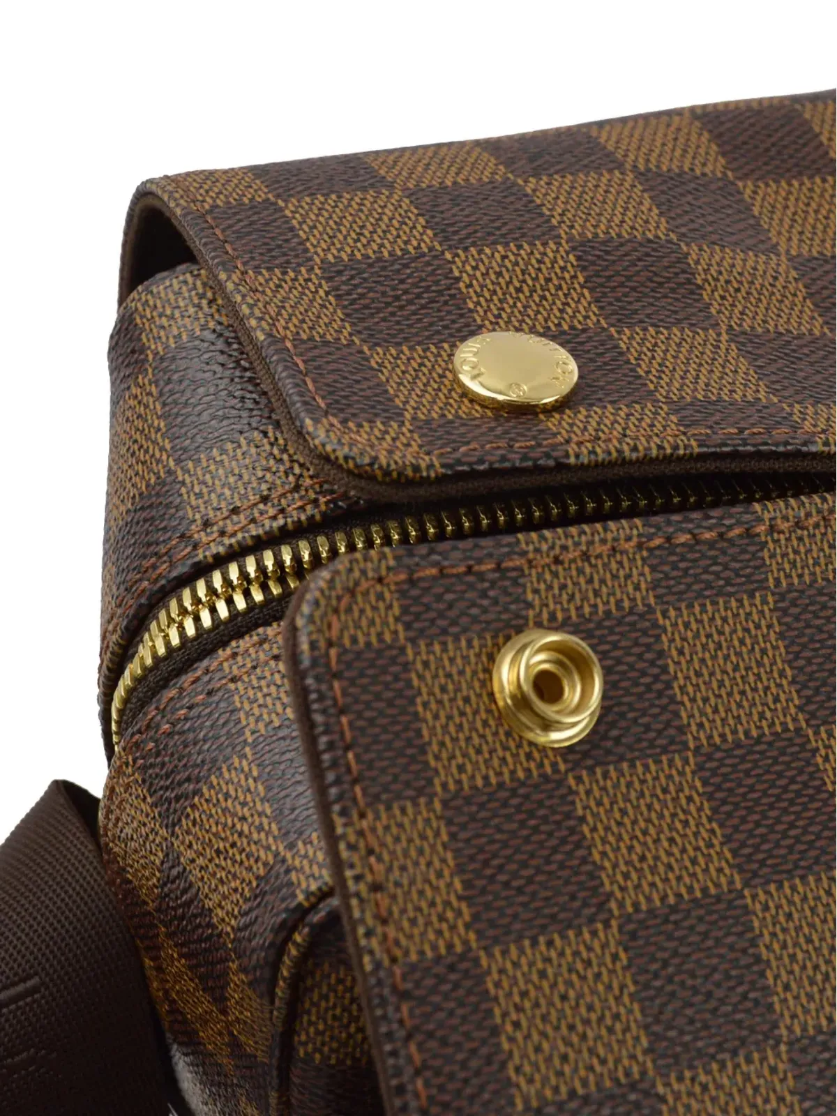 ビンテージ Louis Vuitton Naviglio ショルダーバッグ ブラウン - 画像5