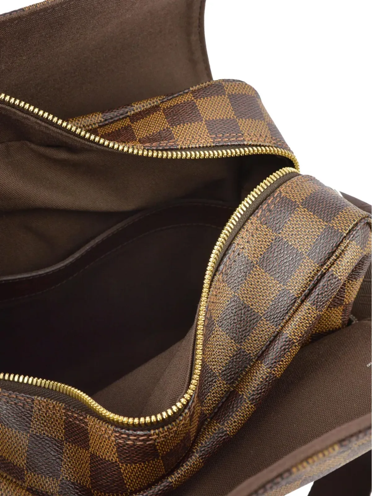 ビンテージ Louis Vuitton Naviglio ショルダーバッグ ブラウン - 画像4