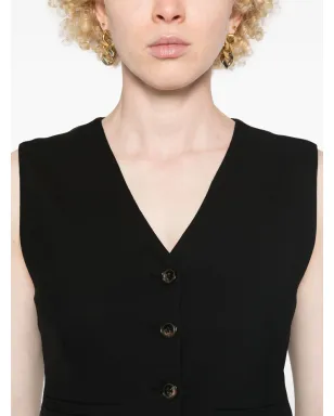 Erika Cavallini シングルブレスト クロップド ウエストコート - サムネイル5