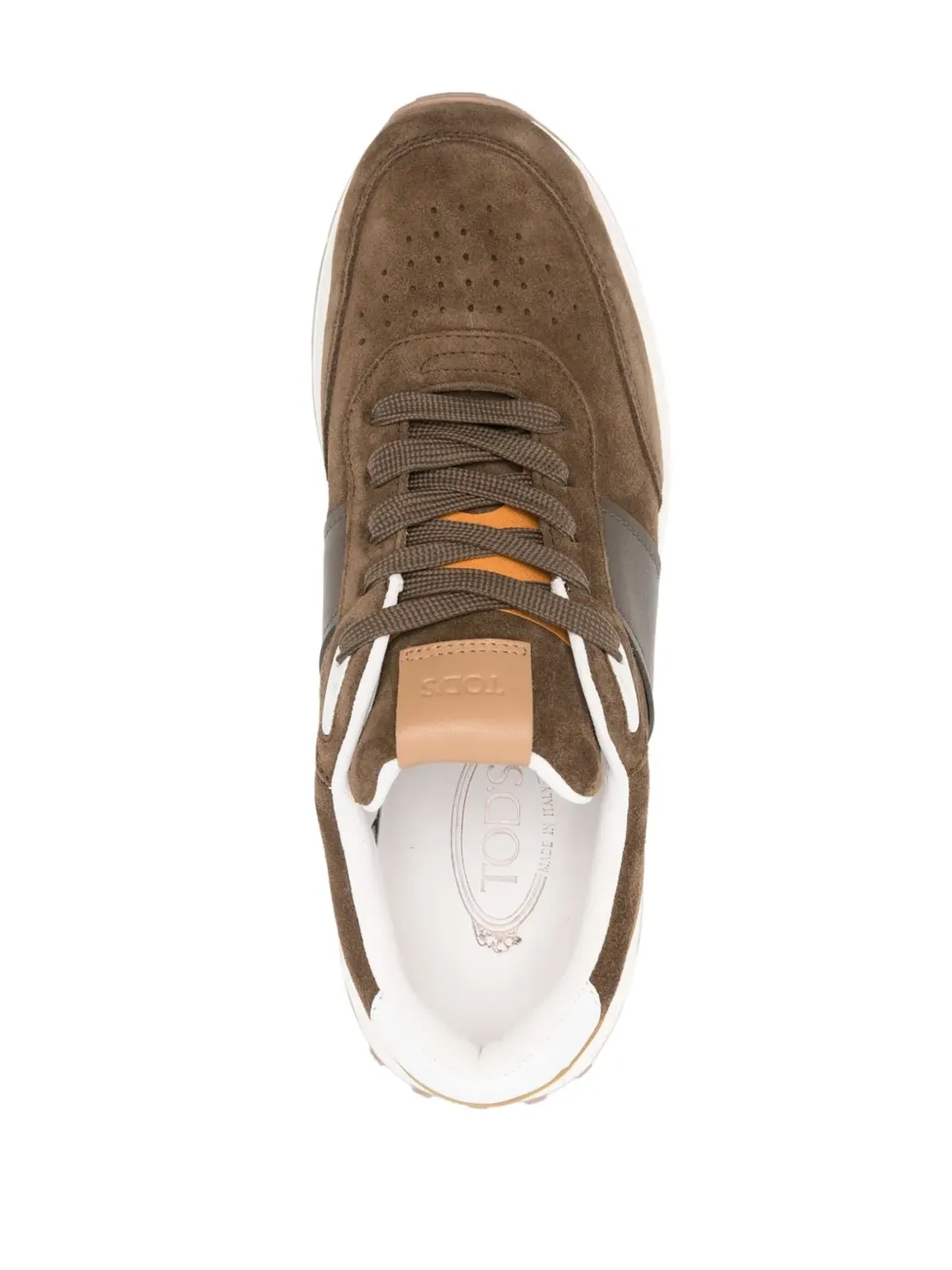 Tod's ロゴパッチスニーカー - 画像4
