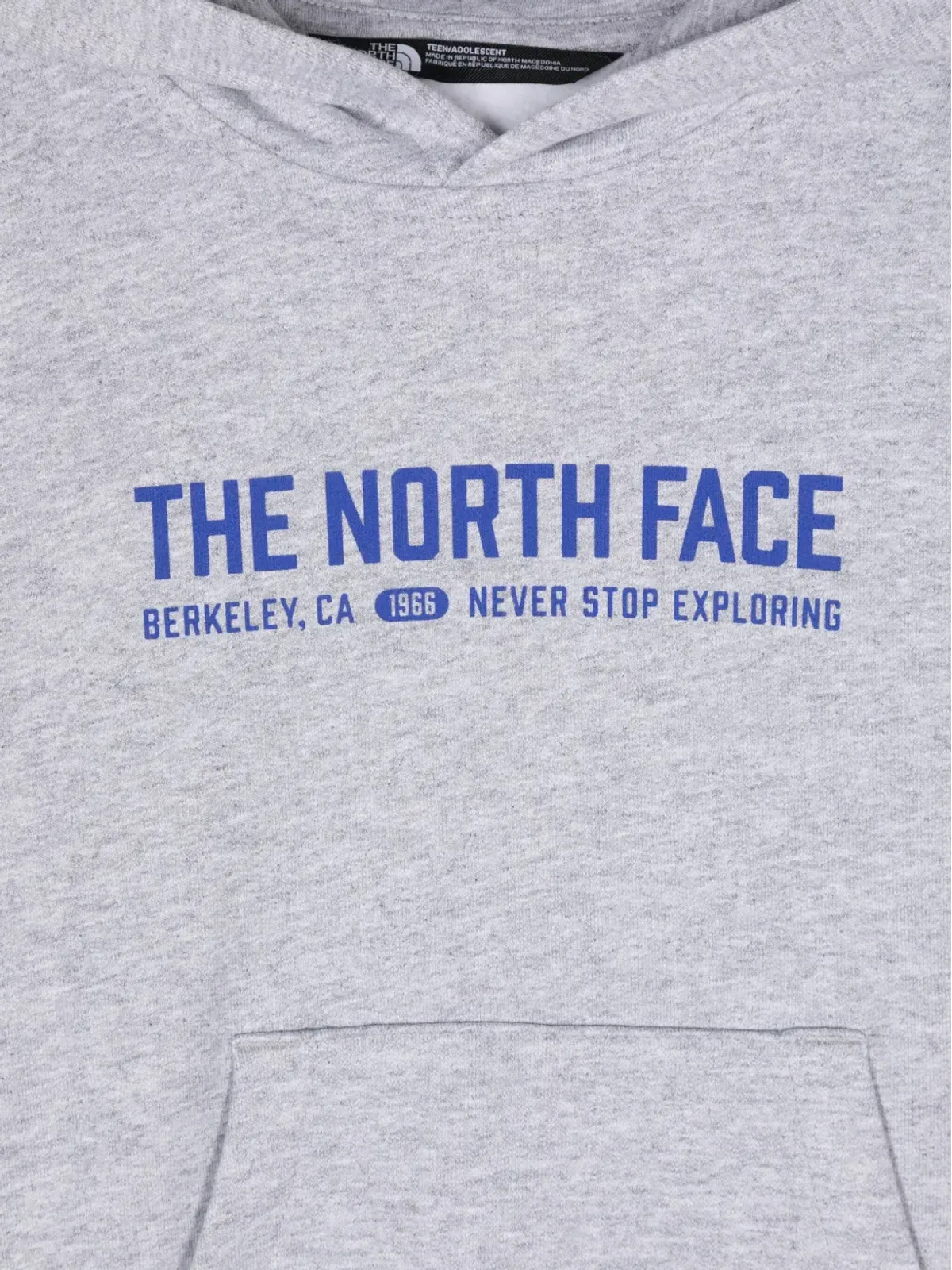 The North Face Kids ロゴプリント コットンパーカー - 画像3