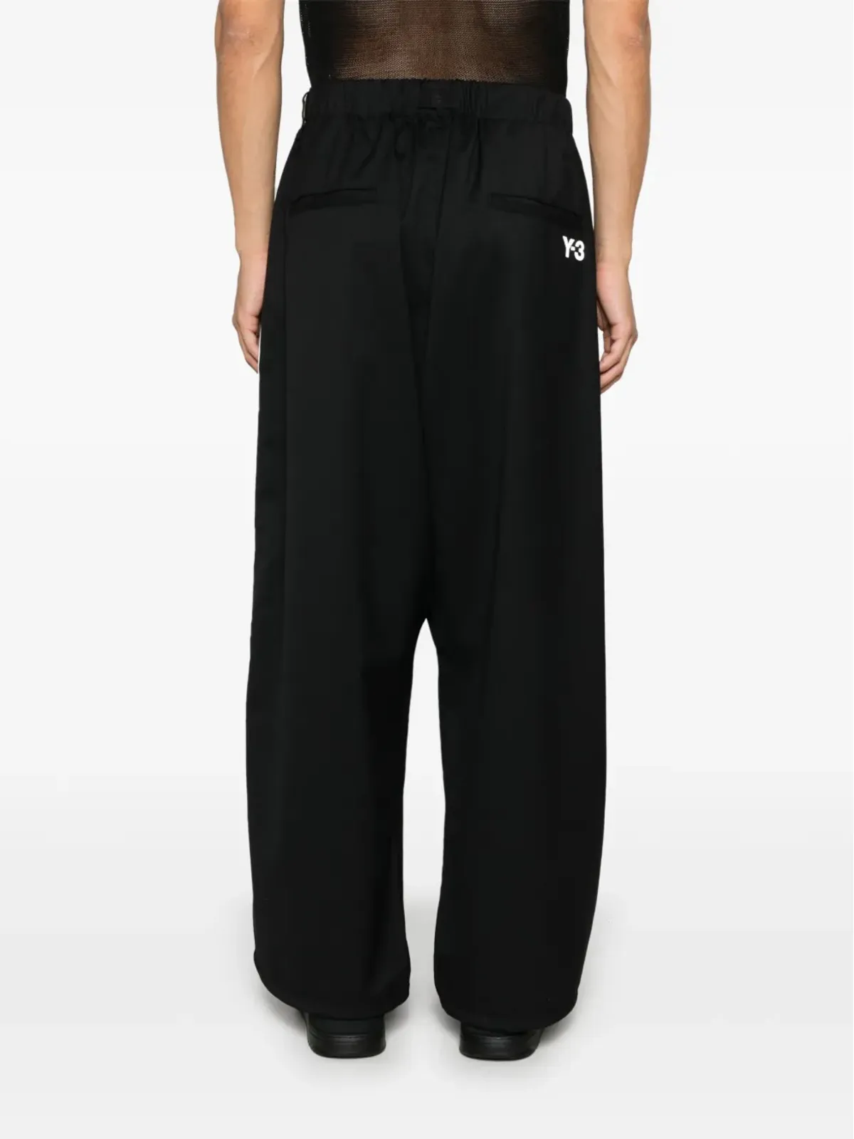 Y-3 x Adidas 3-stripes ロゴパンツ - ブラック - 画像4
