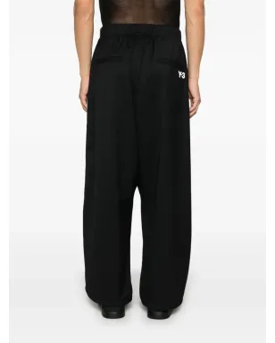 Y-3 x Adidas 3-stripes ロゴパンツ - ブラック - サムネイル4